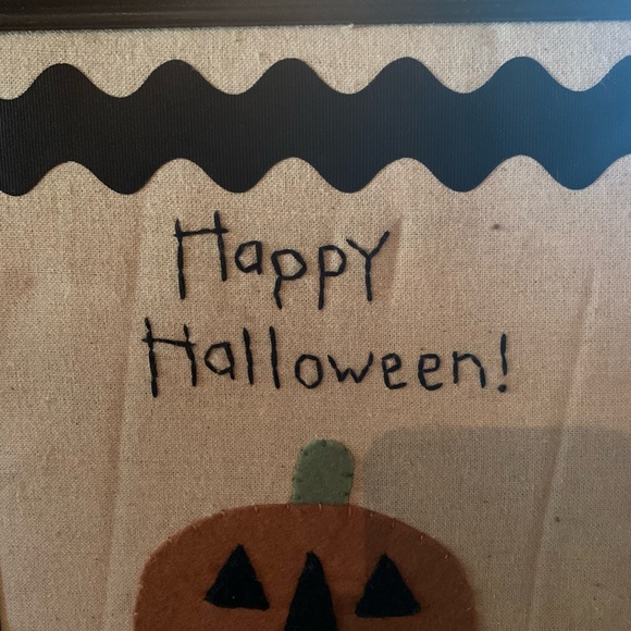 Happy Halloween Cloth Framed Print - Picture 2 of 8